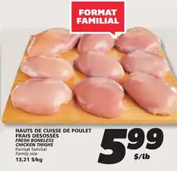 IGA FRESH BONELESS CHICKEN THIGHS offer