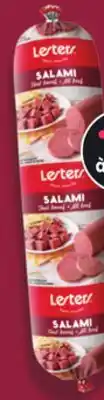 IGA LESTERS ALL BEEF SALAMI offer