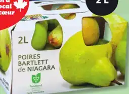 IGA BARTLETT PEARS OR BLUE GRAPES offer