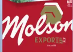 IGA MOLSON EXPORT BEER offer