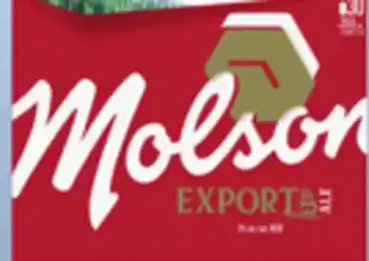 IGA MOLSON EXPORT BEER offer