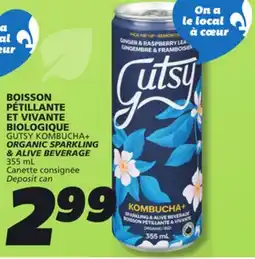 IGA ORGANIC SPARKLING offer