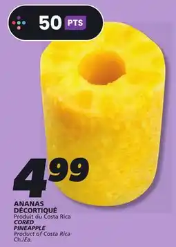 IGA CORED PINEAPPLE offer