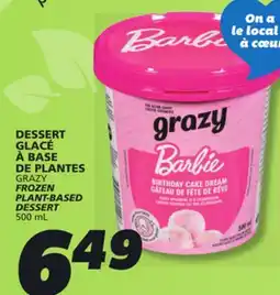 IGA GRAZY FROZEN PLANT-BASED DESSERT offer