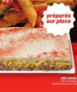 Metro PÂTÉ CHINOIS | SHEPHERD'S PIE offer