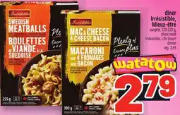 Metro DÎNER IRRÉSISTIBLE, MIEUX‑ÊTRE | IRRÉSISTIBLE, LIFE SMART DINNER offer