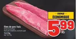 Metro FILETS DE PORC FRAIS | FRESH PORK TENDERLOINS offer
