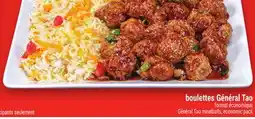 Metro BOULETTES GÉNÉRAL TAO | GÉNÉRAL TAO MEATBALLS offer