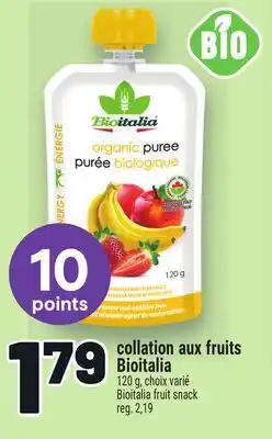 Metro COLLATION AUX FRUITS BIOITALIA | BIOITALIA FRUIT SNACK offer