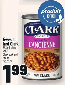 Metro FÈVES AU LARD CLARK | CLARK PORK AND BEANS offer