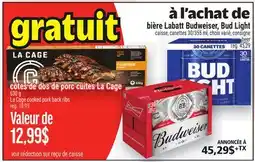 Metro BIÈRE LABATT BUDWEISER, BUD LIGHT | BEER offer