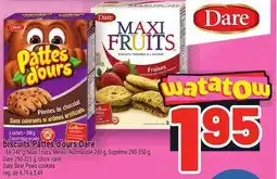 Metro BISCUITS PATTES D'OURS DARE | DARE BEAR PAWS COOKIES offer