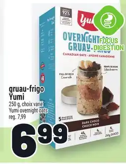 Metro GRUAU-FRIGO YUMI | YUMI OVERNIGHT OATS offer