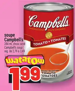 Metro SOUPE CAMPBELL'S | CAMPBELL'S SOUP offer