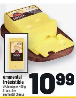 Metro EMMENTAL IRRÉSISTIBLE | IRRÉSISTIBLE EMMENTAL CHEESE offer
