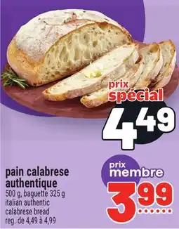 Metro PAIN CALABRESE AUTHENTIQUE | ITALIAN AUTHENTIC CALABRESE BREAD offer