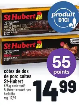 Metro CÔTES DE DOS DE PORC CUITES ST‑HUBERT | ST-HUBERT COOKED PORK BACK RIBS offer