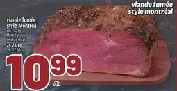 Metro VIANDE FUMÉE STYLE MONTRÉAL | MONTRÉAL STYLE SMOKED MEAT offer