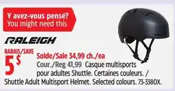 Canadian Tire Raleigh Shuttle Adult Multisport Helmet offer