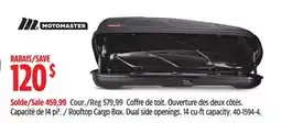 Canadian Tire MotoMaster Rooftop Cargo Box offer