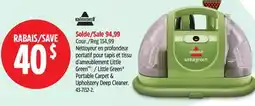 Canadian Tire BISSELL Little Green Portable Carpet & Upholstery Deep Cleaner offer