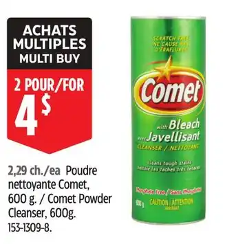 Canadian Tire Comet Powder Cleanser, 600g offer