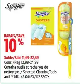 Canadian Tire Swiffer Selected Cleaning Tools and Refills offer