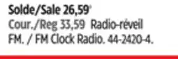 Canadian Tire FM Clock Radio offer