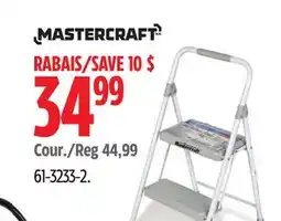 Canadian Tire Mastercraft 2-Step Ladder/Metal Folding Step Stool offer