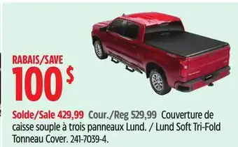 Canadian Tire Lund Soft Tri-Fold Tonneau Cover offer