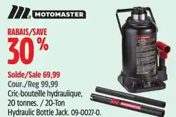 Canadian Tire MotoMaster 20-Ton Hydraulic Bottle Jack offer