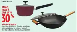 Canadian Tire PADERNO Selected Non-Stick or Stainless-Steel Cookware offer