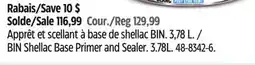 Canadian Tire BIN Shellac Base Primer and Sealer offer
