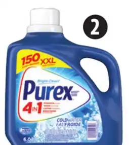 Canadian Tire Selected Purex Laundry Detergents, 6L offer