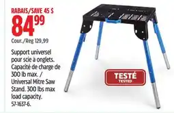 Canadian Tire Mastercraft Universal Mitre Saw Stand offer