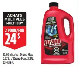 Canadian Tire Drano Max offer