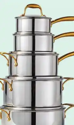 Canadian Tire 10-Pc Finezza 5-Ply Clad Cookset offer