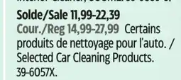Canadian Tire Selected Car Cleaning Products offer