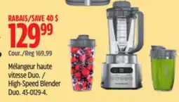 Canadian Tire High-Speed Blender Duo offer