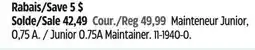 Canadian Tire Junior 0.75A Maintainer offer