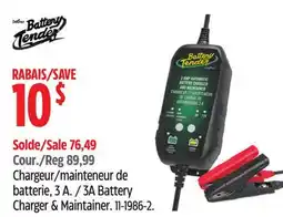 Canadian Tire Battery Tender 3A Battery Charger & Maintainer offer
