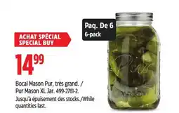 Canadian Tire Pur Mason XL Jar offer