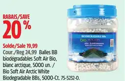 Canadian Tire Bio Soft Air Arctic White Biodegradable BBs, 5000-Ct offer
