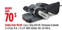 Canadian Tire MAXIMUM 3 x 21˝ Belt Sander, 8A offer