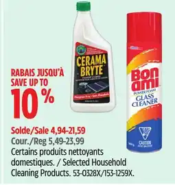 Canadian Tire Selected Household Cleaning Products offer