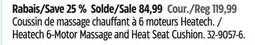 Canadian Tire Heatech 6-Motor Massage and Heat Seat Cushion offer