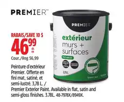 Canadian Tire Premier Exterior Paint offer