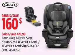 Canadian Tire Graco 4Ever DLX Grad Slim 5-in-1 Car Seat offer