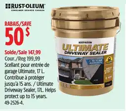Canadian Tire Ultimate Driveway Sealer, 17L offer