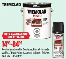 Canadian Tire Tremclad Rust Paint offer